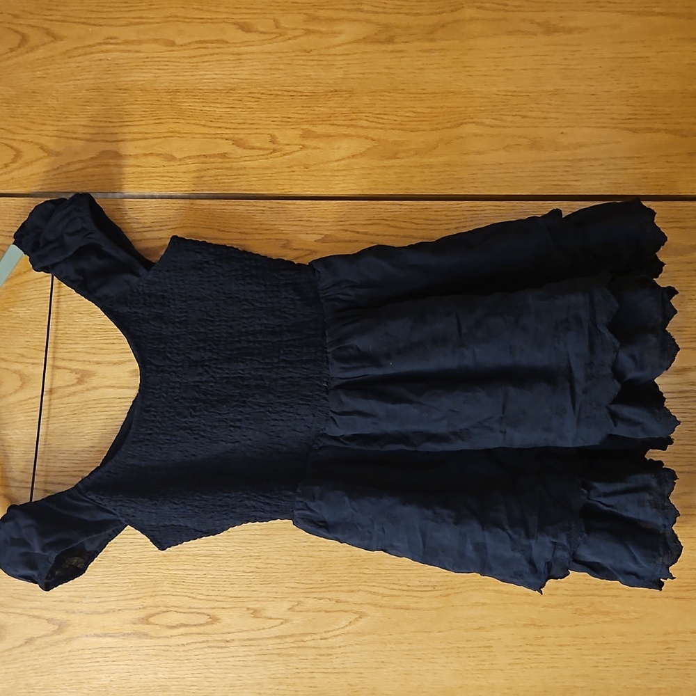 American Eagle Outfitters Textured Black Top